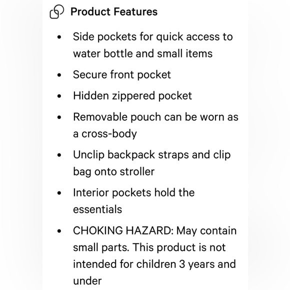 NWT NEW PARENT BACKPACK 17L Lavender Lux/Sheer Oak Lululemon Baby Diaper Bag - Picture 13 of 16